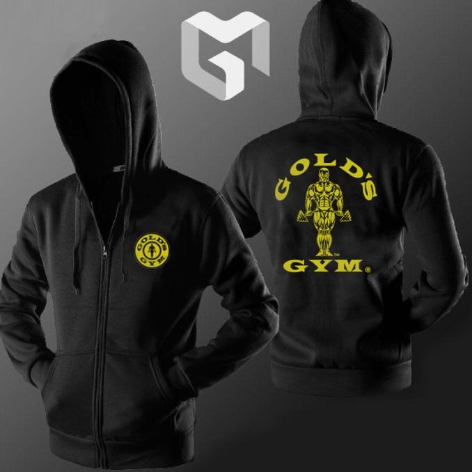 Jaket Pria Gold Gym 2 Sweater Distro Polos