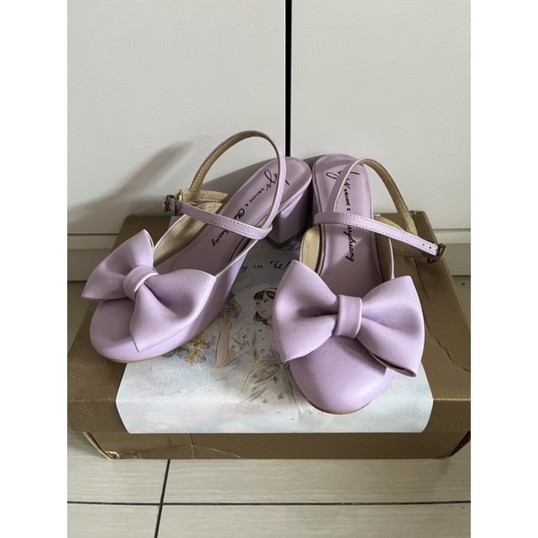Preloved beajove bjv x cherrydreamy mary heels in lavender size 36