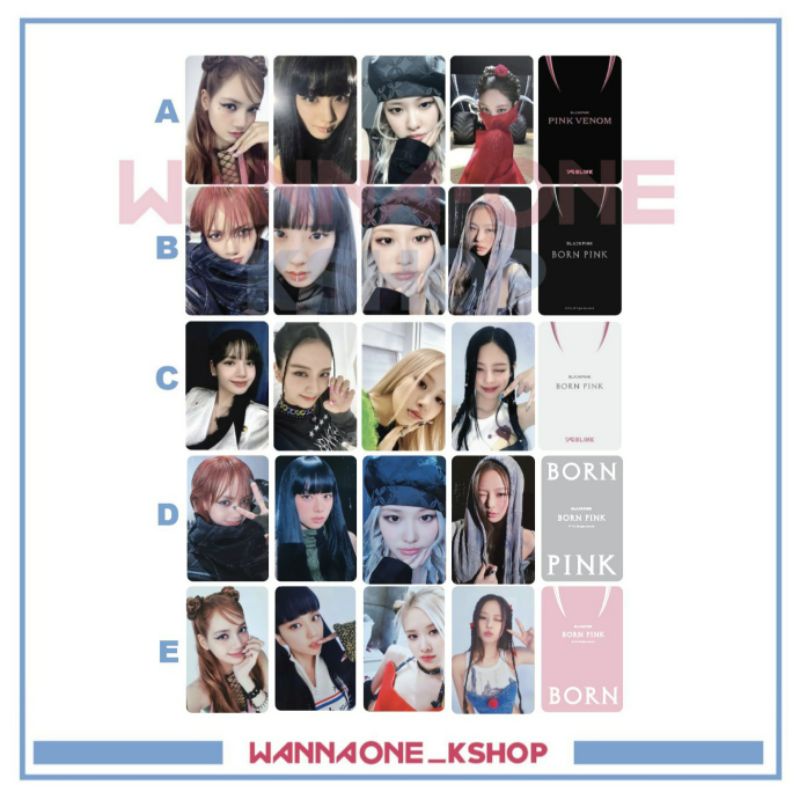 photocard blackpink broadcast Pink Venom born pink album black pink jennie jisoo lisa rose