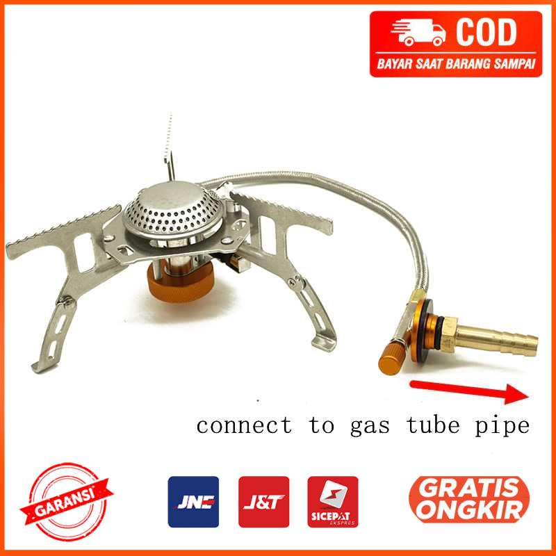 Konverter Kepala Tabung Gas Camping 8 10mm Pipe YTM 78