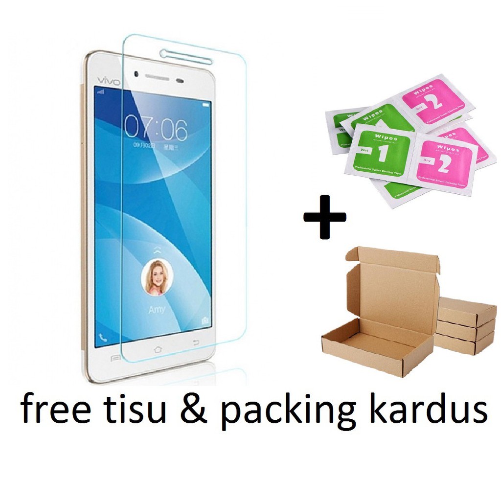Premium TemperGlass Clear Bening for Samsung + Packing Kardus dan Tisu