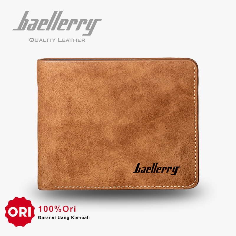 BAELLERRY D1152 Dompet Pria Bahan Kulit PU Leather Premium WATCHKITE WKOS