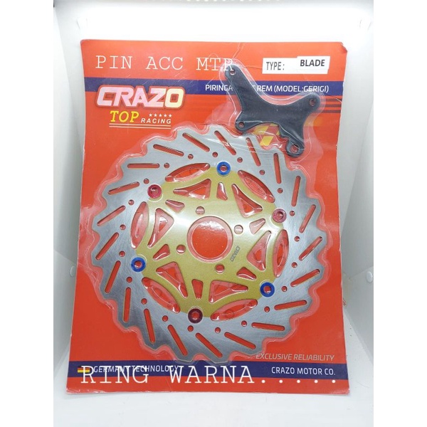 Piringan Disc Cakram Depan Variasi Blade/Absolute Revo/Supra X 125 Fi/Blade 125 Fi/PNP Diameter 300mm/Pluse Breket