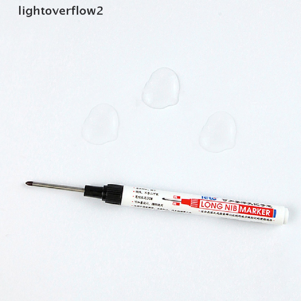 (lightoverflow2) Spidol Hitam Multifungsi Kepala Panjang Untuk Dekorasi Kamar Mandi / Pekerjaan Kayu