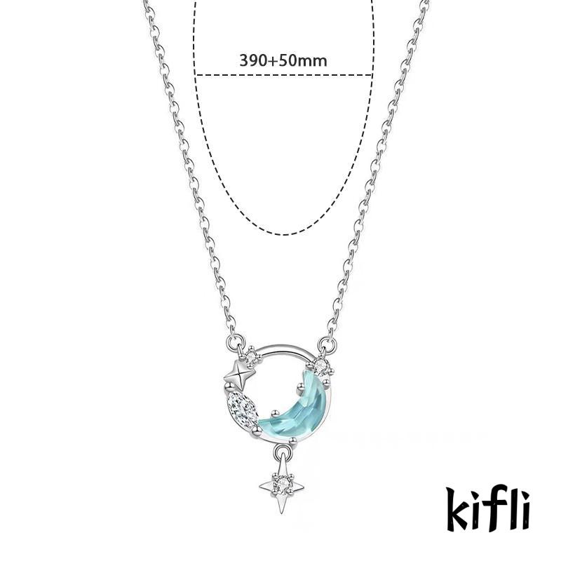 Kalung Kalsedon Warna Putih Gaya China Untuk Wanita