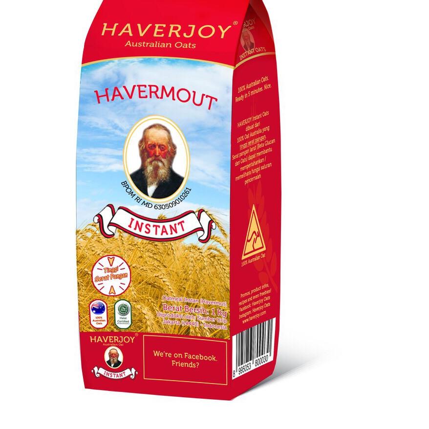 

✨Grosir✨ Havermout Haverjoy Australian Oats Instant 1KG - Merah !