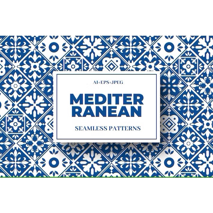 Mediterranean Seamless Pattern Collection