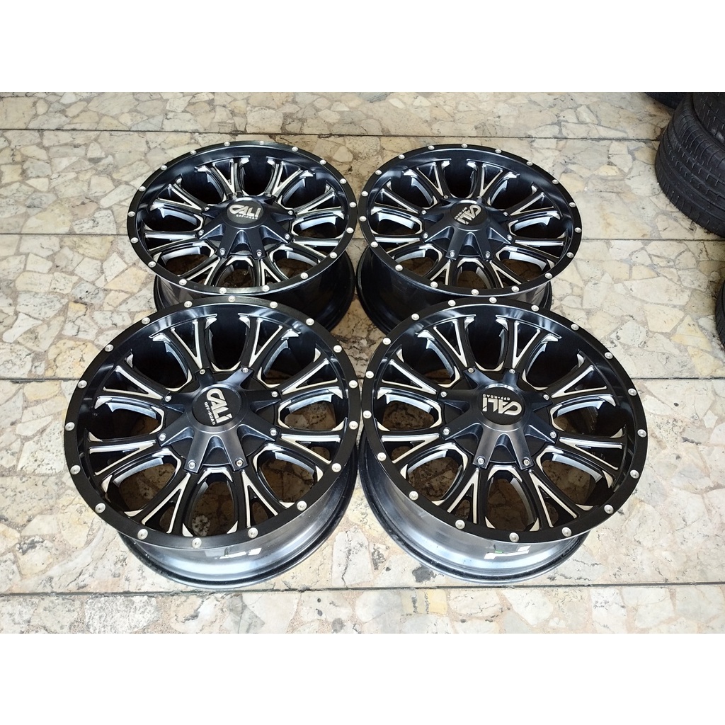 VELG MOBIL CALI OFFROAD RING 20 LEBAR 9 LUBANG PCD 5x114, 5x127