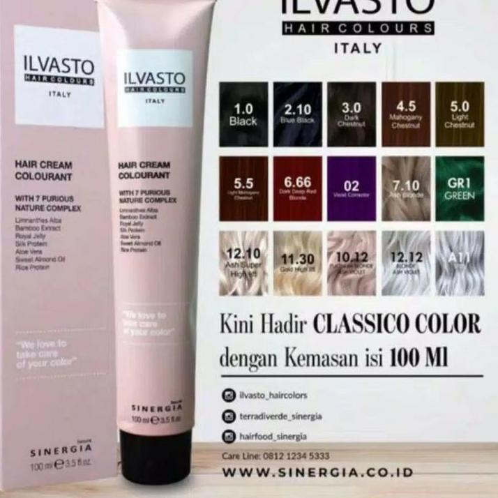 GRATIS ONGKIR✅HAIR COLOR ILVASTO 100ML / ILVASTO CAT RAMBUT/PEWARNA RAMBUT ILVASTO|KD3