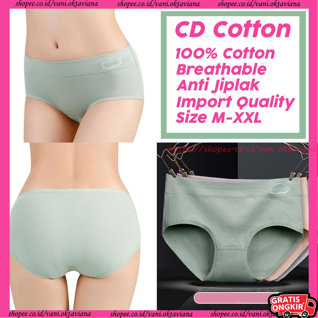 Celana Dalam Wanita Katun Menyerap Keringat Celana Dalam Katun Halus Nyaman Dipakai | Women Panties Underwear