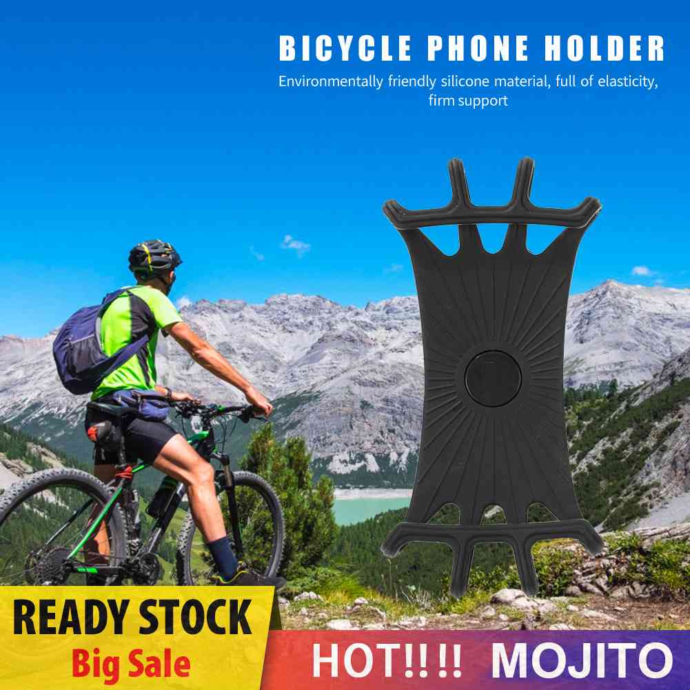 Holder GPS / Smartphone Bahan Silikon Untuk Stang Sepeda MTB