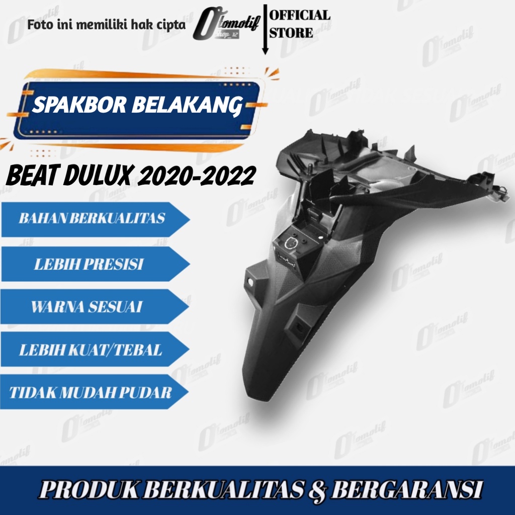 Spakbor Slebor Belakang Honda Beat FI ESP Beat LED Deluxe K1A 2020 2021 2022
