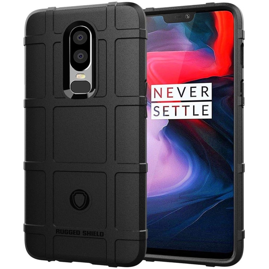 Case Oneplus 6 Case Rugged Shield Armor Softcase Casing