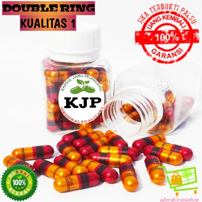 KJP KAPSUL JAMU PELANGSING DOUBLE STRONG RING 2 ORIGINAL KUALITAS 1