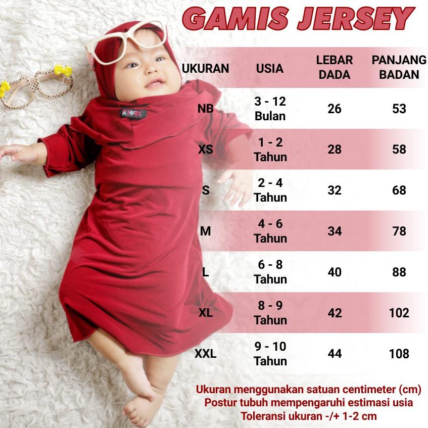 Baju Gamis Jilbab Anak Polos Set Hijab Untuk Anak Usia 1 Sd 7 Tahun 34 Warna –NNK.22Oc22ᴾ