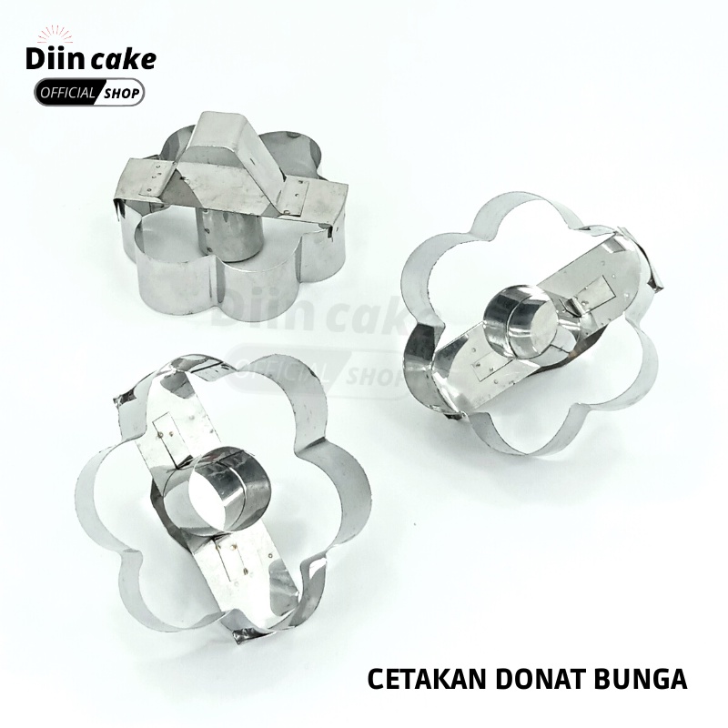 Cetakan Kue Donat Bentuk Bunga