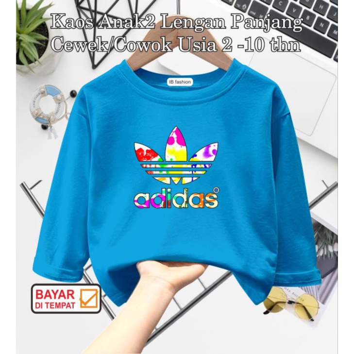 ((IB))KAOS ANAK UNISEX PANJANG/4D1D4S DIGITAL SABLON