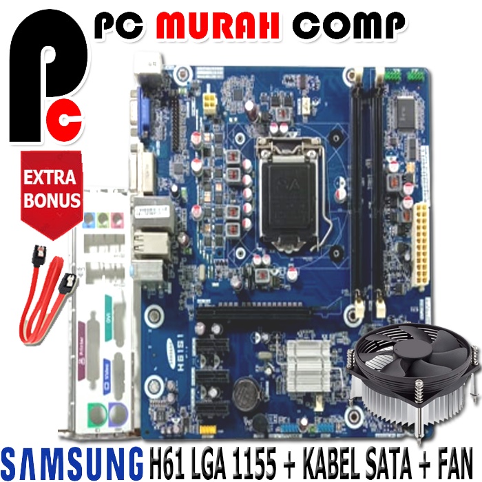 Mainboard H61 OEM + FAN BAUT