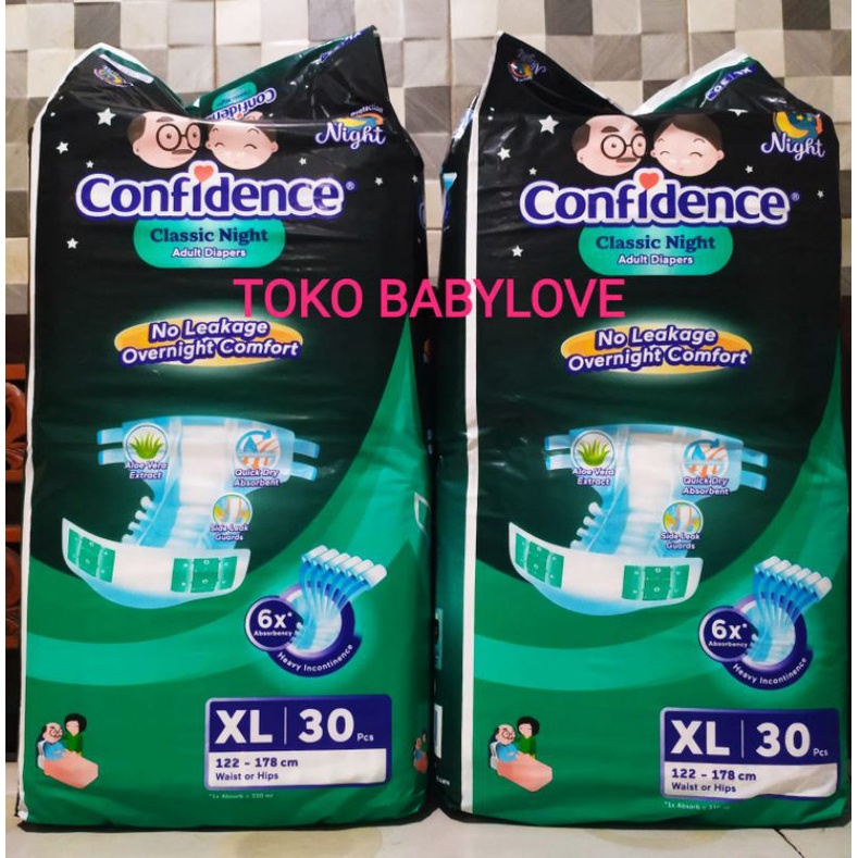 Confidence Popok Dewasa Classic Night uk.XL30