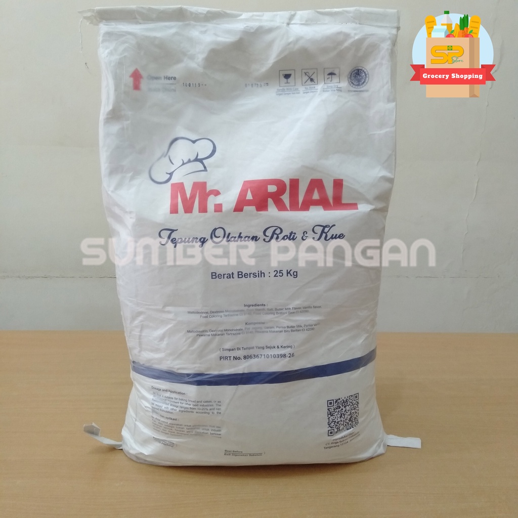 

Susu Bubuk MR. ARIAL / Susu Premix / Tepung / Milk Replacer 25kg Susu Premix MR. ARIAL.