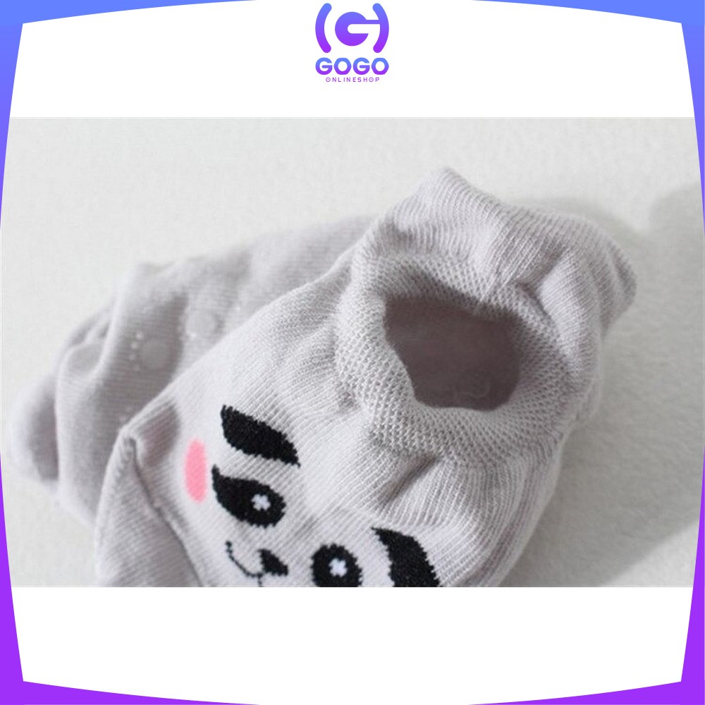 GOGO-P50 Kaos Kaki Pendek Anak Bayi Karakter Hewan Bahan Katun Lembut / Kaus Kaki Lucu Model Korea Import Cute Baby Sock