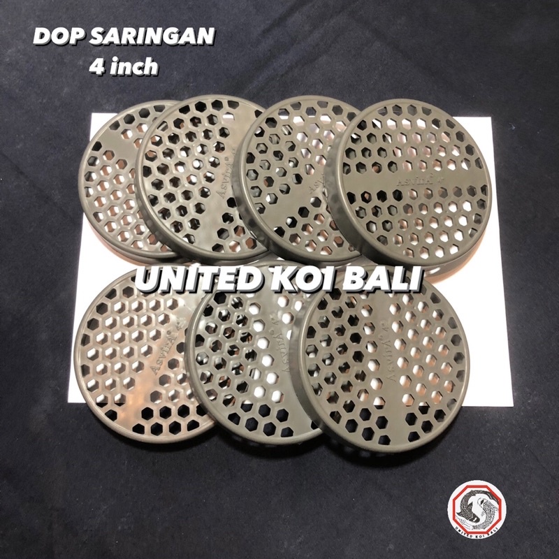 DOP SARINGAN 4 inch ASVIRA - DOP PIPA KOLAM IKAN KOI