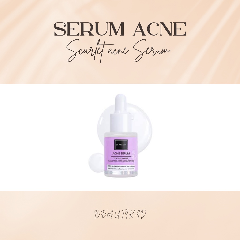 Scarlet acne serum kulit sensitif berjerawat