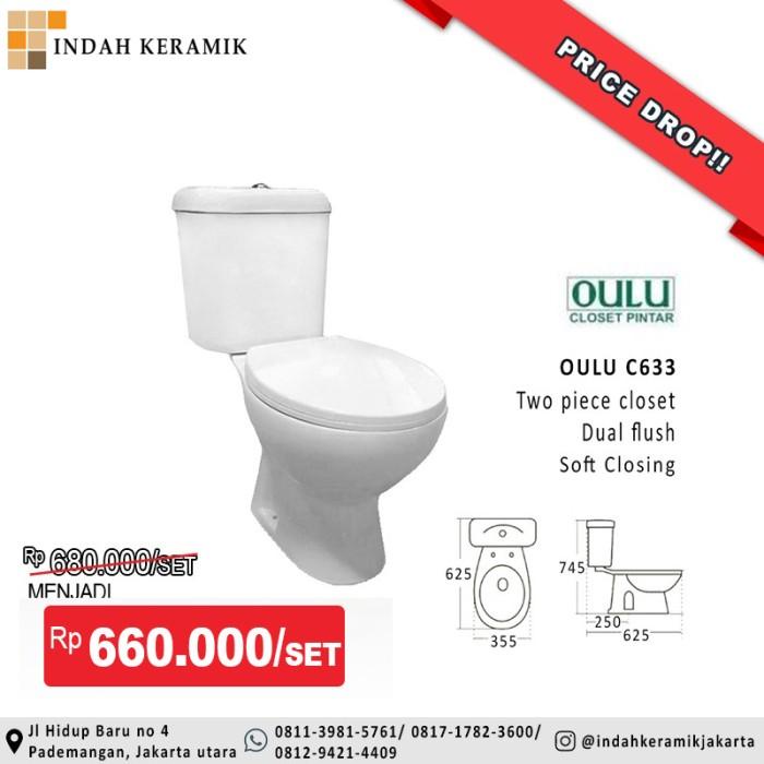 Kloset Sanitary Closet Kloset Duduk Oulu C633