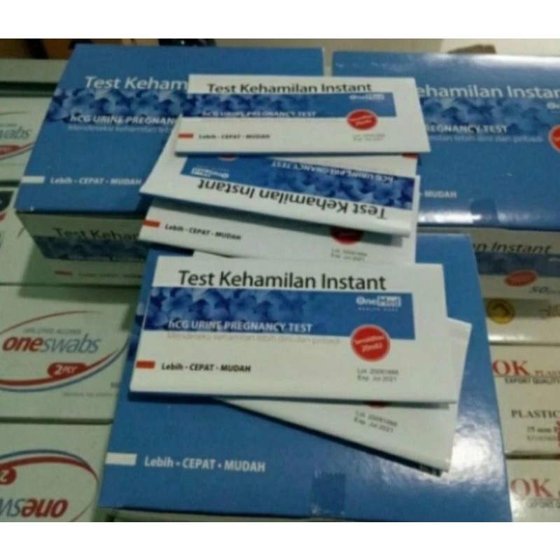 Tespek onemed/ tespek kehamilan/ tes kehamilan instan/ tespek onemed perbox isi 50 pcs