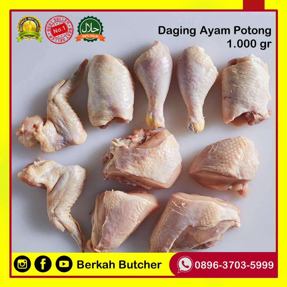 Jual Daging Ayam Potong Gr Berkah Butcher Shopee Indonesia