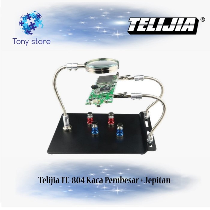 

Telijia TE-804 Kaca Pembesar + Jepitan Magnet
