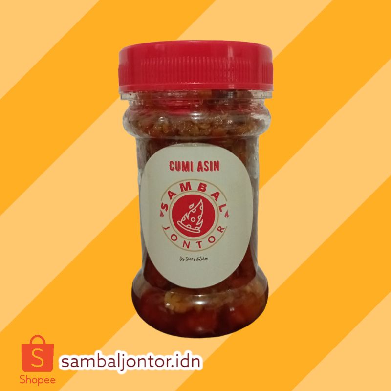 

SAMBALJONTOR.IDN - Sambal Cumi Asin Extra Pedas