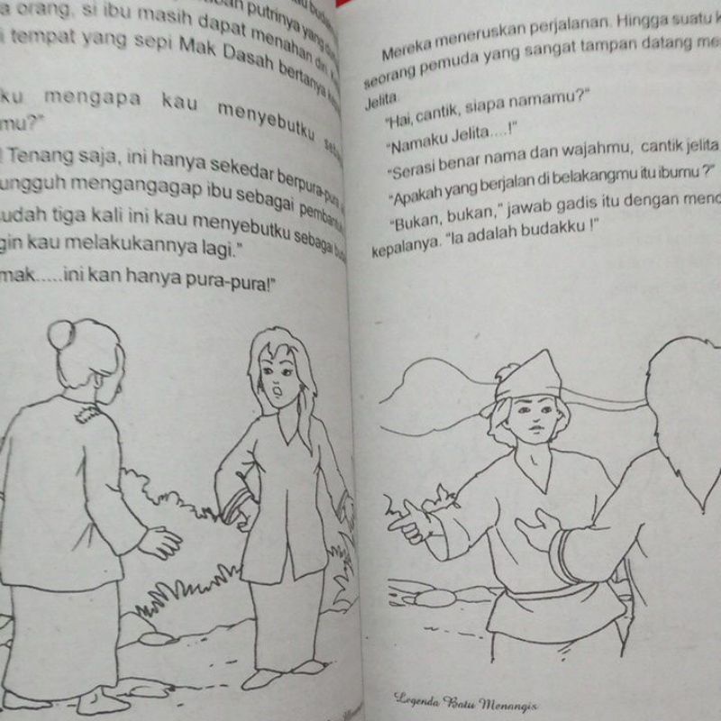 Buku Cerita Anak Dongeng Legenda Batu Menangis