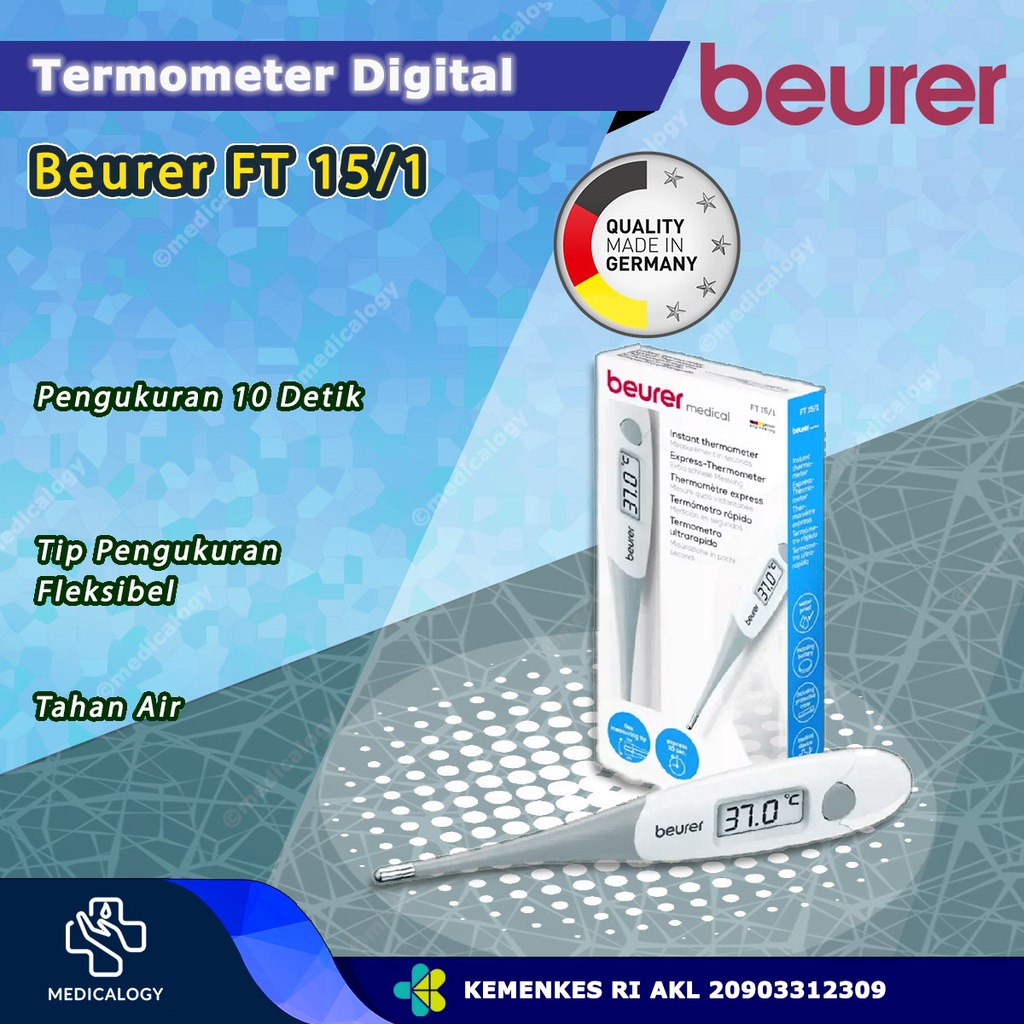 BEURER Termometer Digital FT 15/1 | Termometer Ketiak Beurer