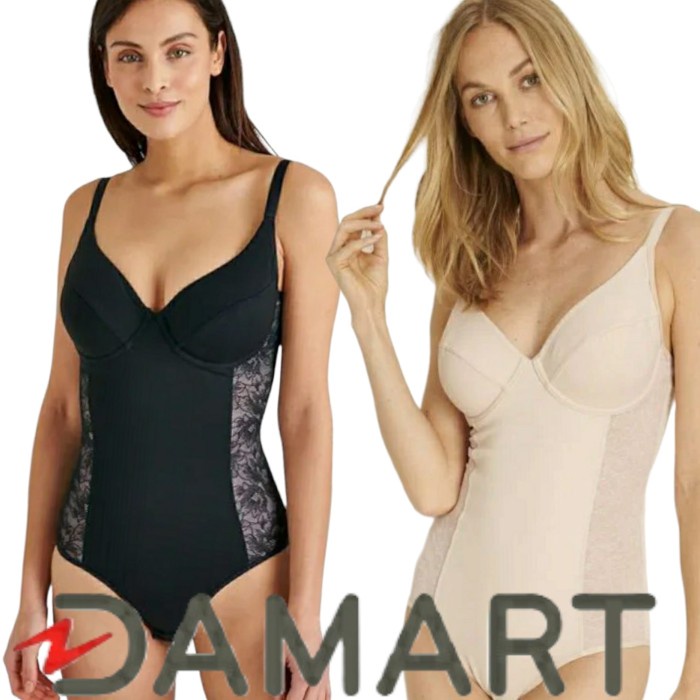 Bodysuit Damart Side Renda Nonpad