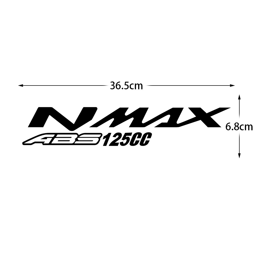 Stiker Reflektif Motif Strip Untuk Body Samping Motor YAMAHA NMAX 125 Nmax155