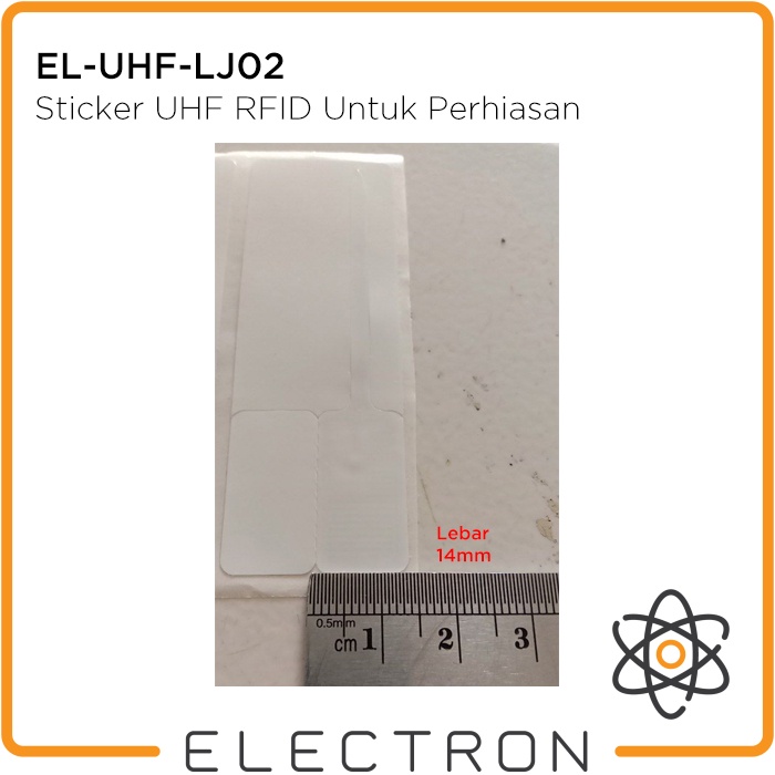 EL-UHF-LJ02 UHF RFID Tag Jewelry Label Sticker NXP UCODE 7 Perhiasan