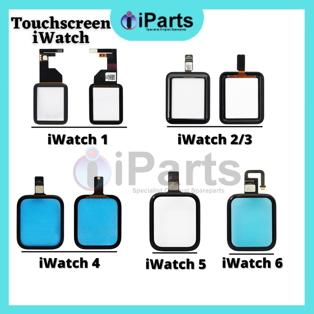 Touchscreen iWatch Seri 1 2 3 4 5 6 7 Smartwatch Series Touch Screen Jam Tangan
