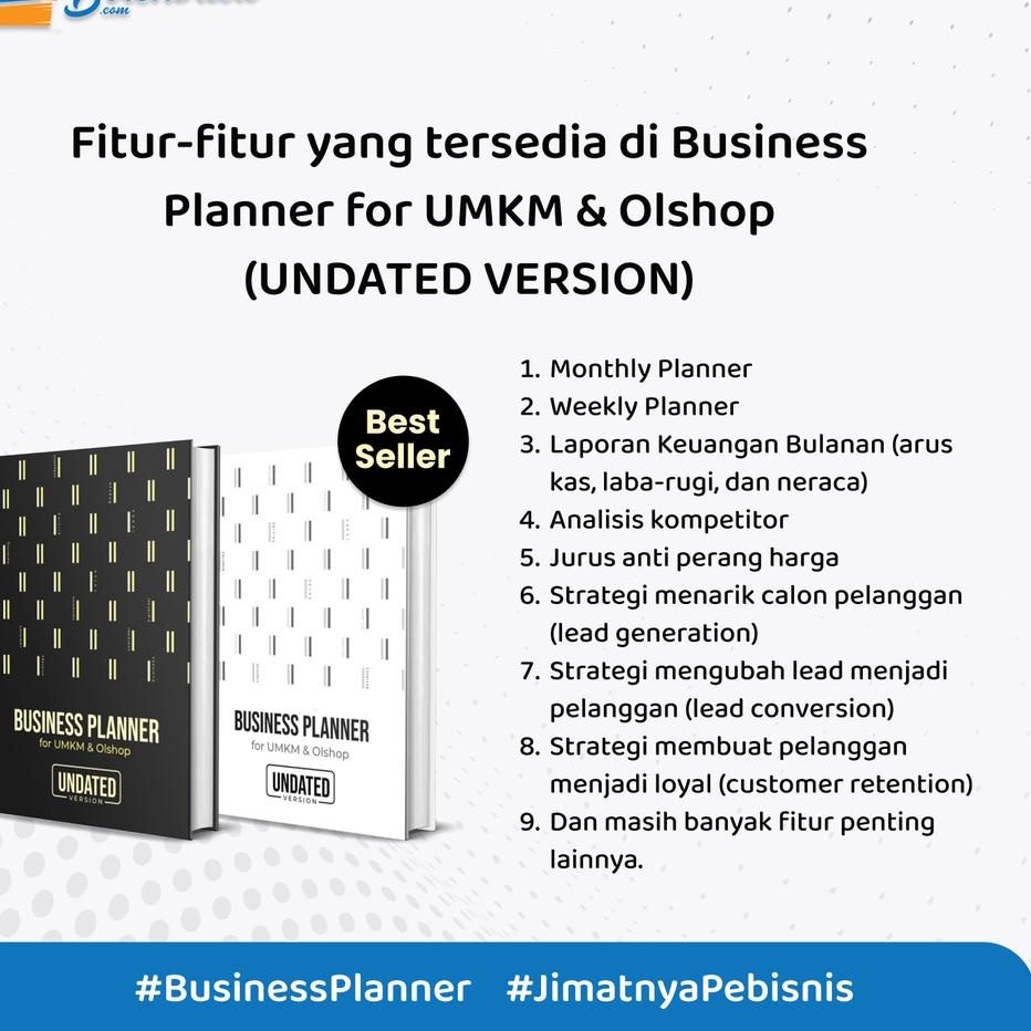 

EXCLUSIVE!BUSINESS PLANNER for UMKM dan Olshop by K-Planner (HARD COVER) || Daily Planner || Monthly Planner || Buku Penunjang Bisnis UMKM || Planner untuk Pebisnis Olshop|KD2