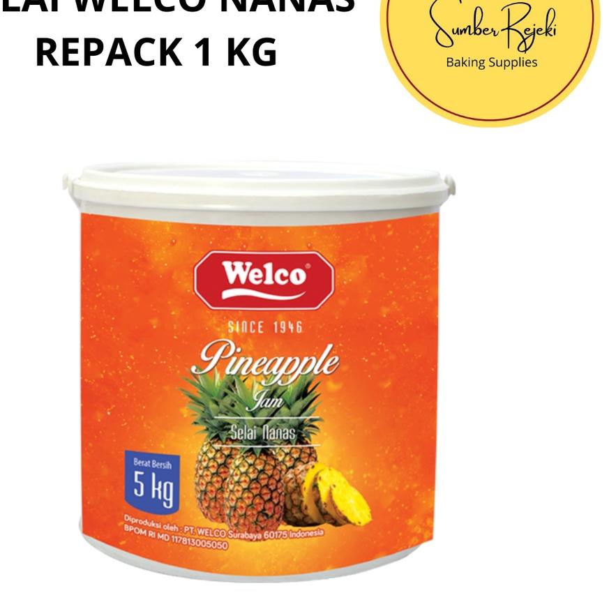 

✨Promo✨ Hari Ini Selai Nanas Welco 1 KG 