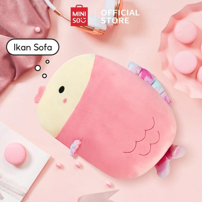 [Ready] Miniso Id Bantal Ikan 15 Inci Mewah Lembut Yang Indah Murid Boneka [6Te6T33]