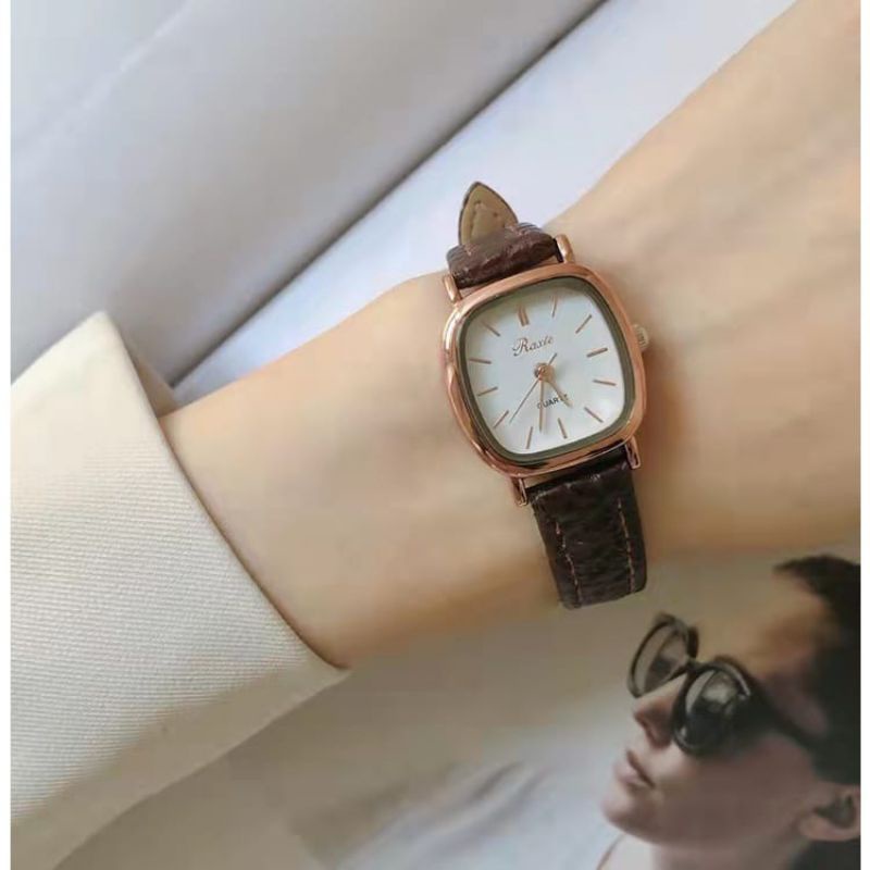 Jam Tangan Wanita Gaya Retro Untuk Bisnis Korean Import