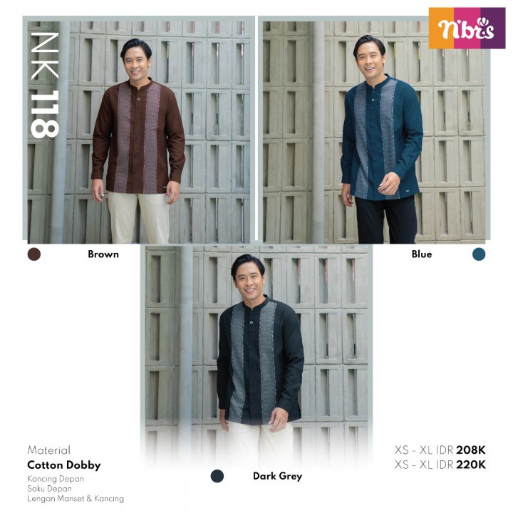 KOKO NIBRAS MK 118 KOKO KEMEJA KOKO LEBRAN TERBARU