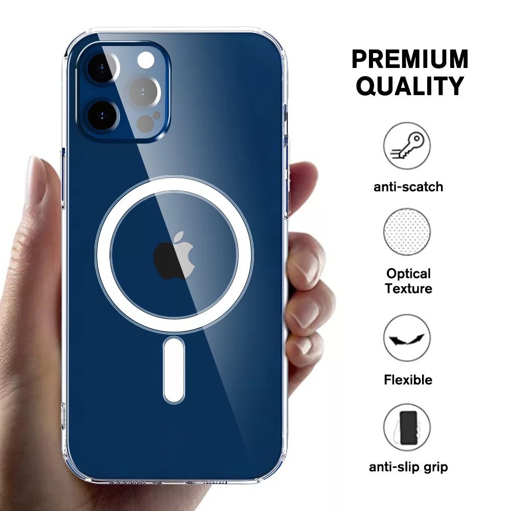 BEST SELLER!! MAGNETIC CASE / MAGSAFE BENING Untuk IPHONE 7 7+ 8 8+ PLUS SE 2 2020 X XS MAX XR 11 12 13 14 15 PLUS PRO MAX Case Magsafe Clear Hybrid Bumper Casing