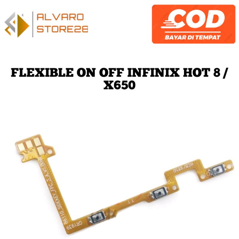 FLEXIBLE INFINIX HOT 8 / X650 ON / OFF + VOLUME