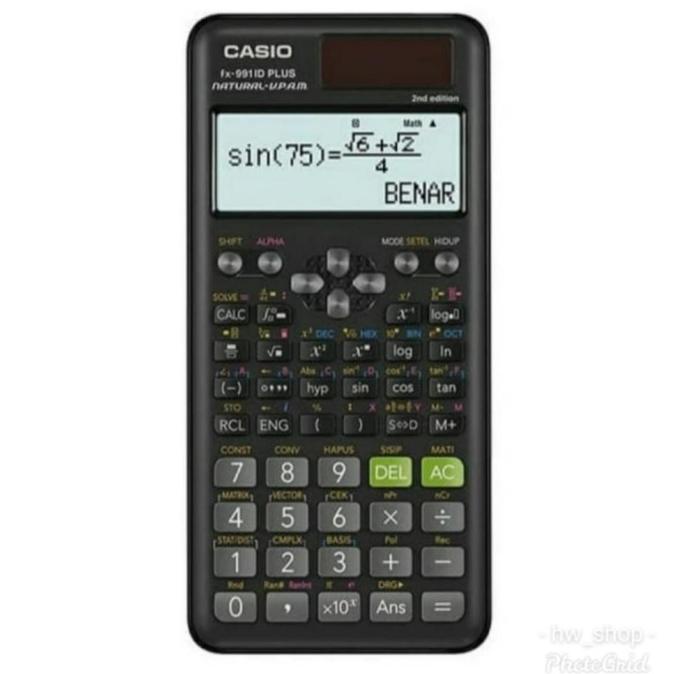 

KALKULATOR SCIENTIFIC CASIO FX 991 ID PLUS ORIGINAL E8576TRB