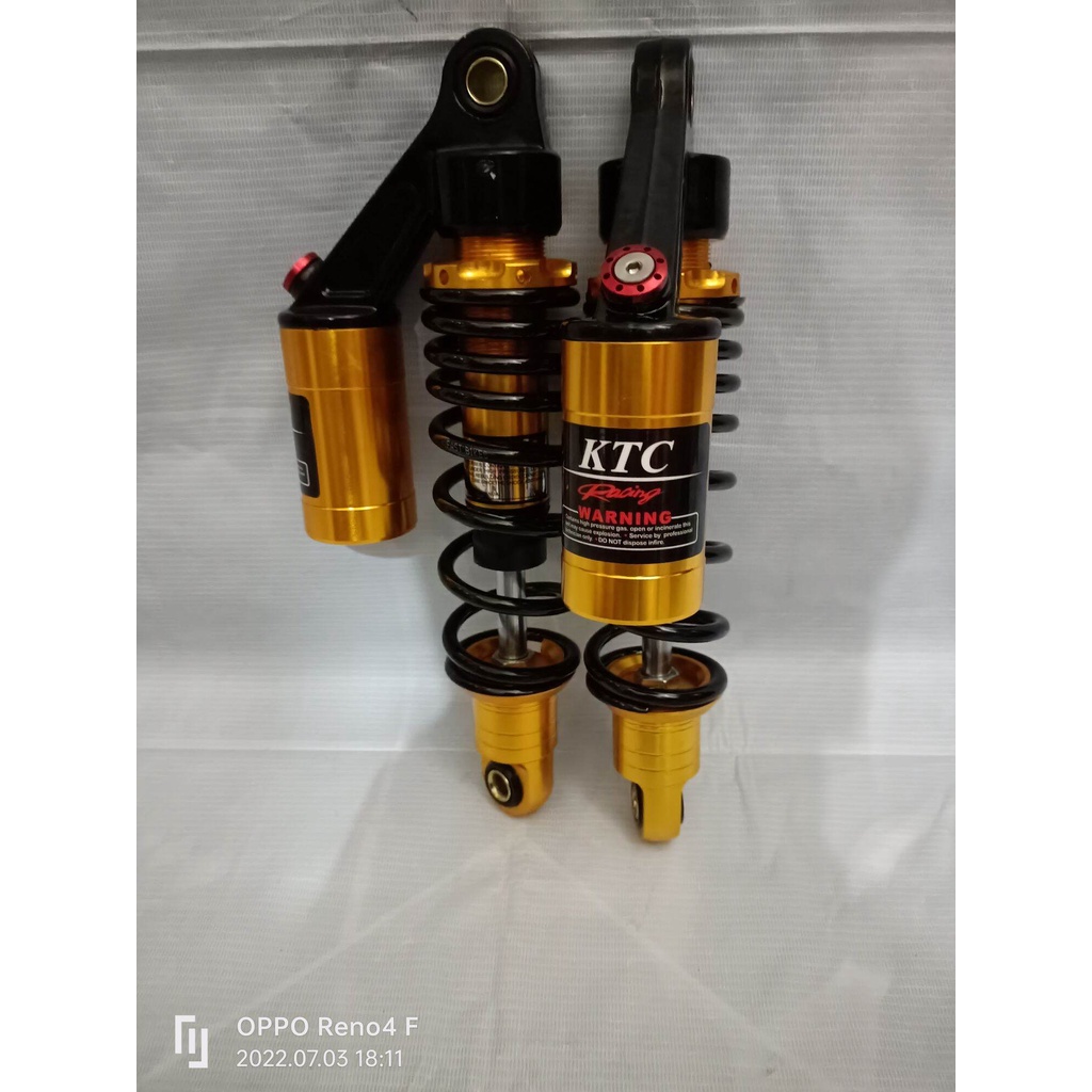 BLK....SHOCKBREAKER SHOCK MOTOR YAMAHA JUPITER VEGA ZR JUPITER Z1 FIZR 280MM KTC RACING WARNA HITAM 