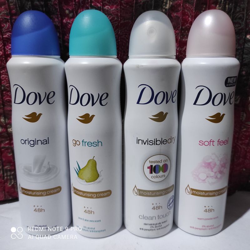 Jual Dove Deodorant Spray 150ml Shopee Indonesia 3411