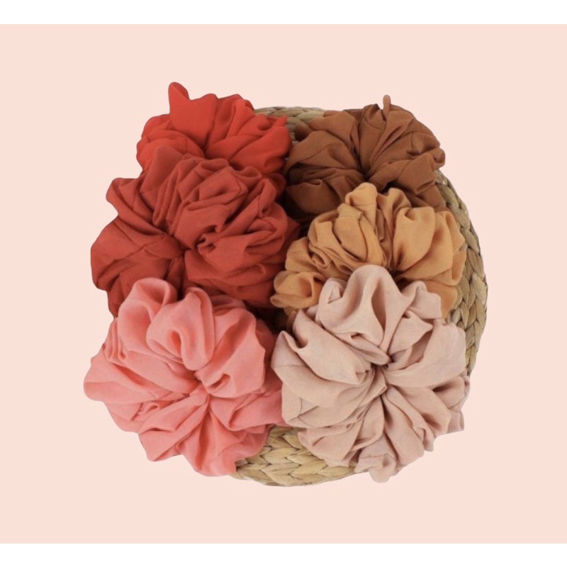 SCRUNCHIE HIJAB JUMBO | Ikat rambut cepol besar anti pusing