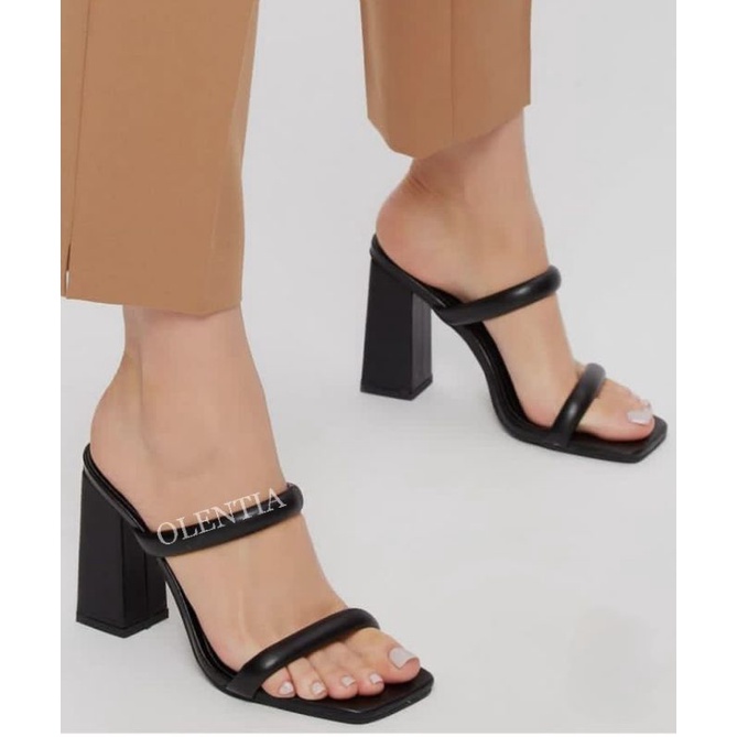 Sandal Wanita Heels tahu 9cm DV 11